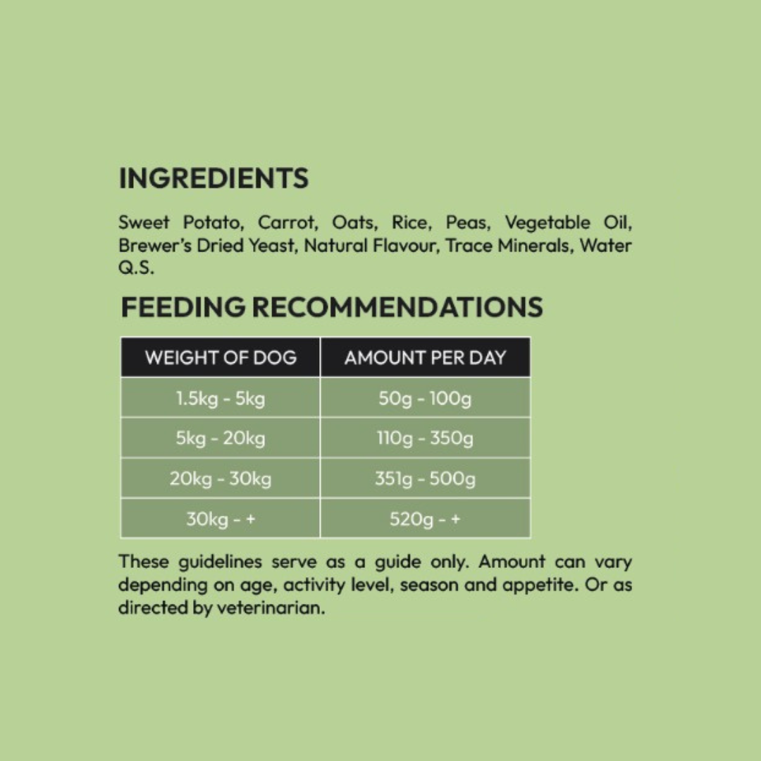 Vegan Wet Dog Food Real Veggies Ready to Eat Plant-based Veg Pet Food Preservative-Free (Peas 100g+100g Pack)