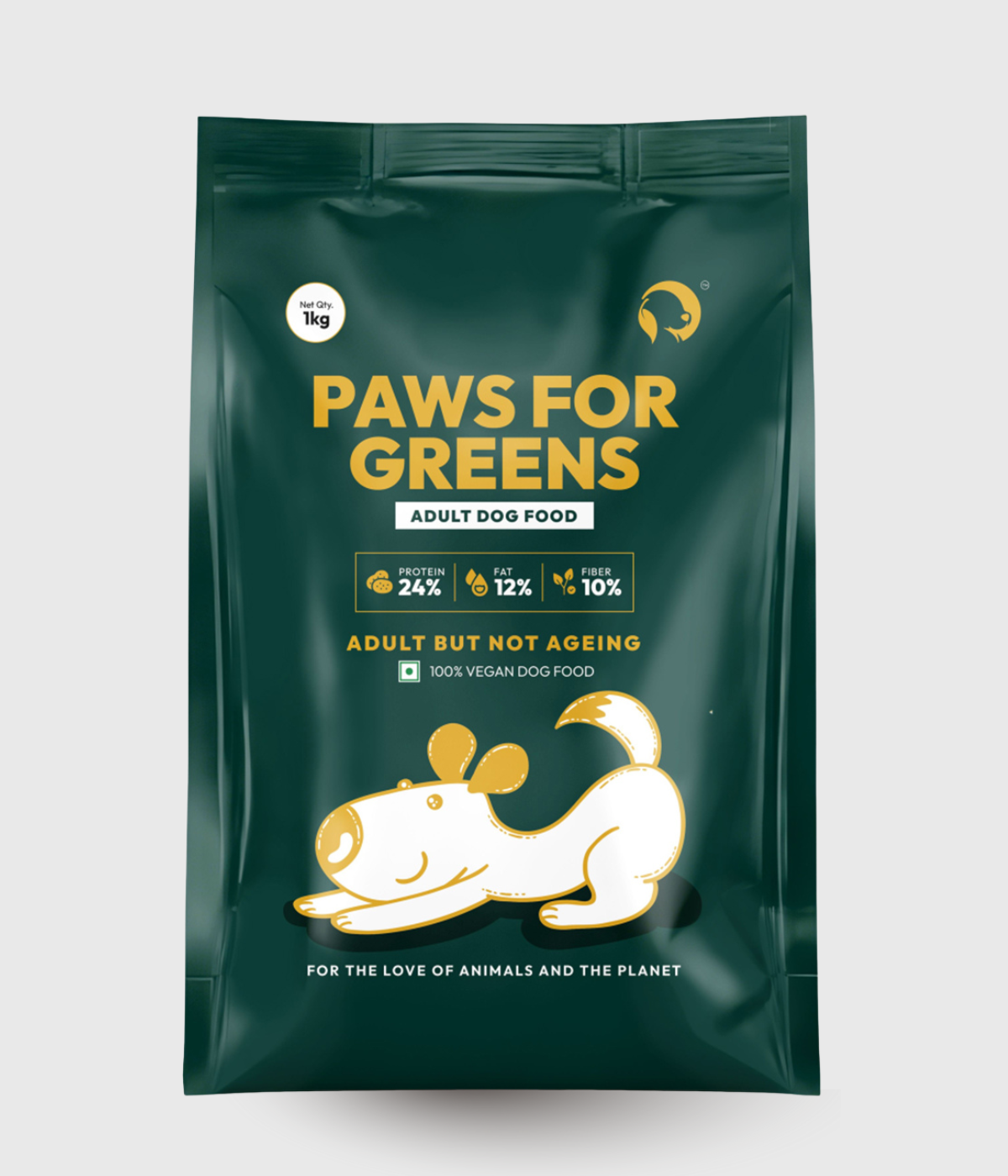 Veg Adult Dog Food – High Protein, Plant-Based, Meat-Free Dry Dog Food Kibble for All Breeds | Complete Nutrition