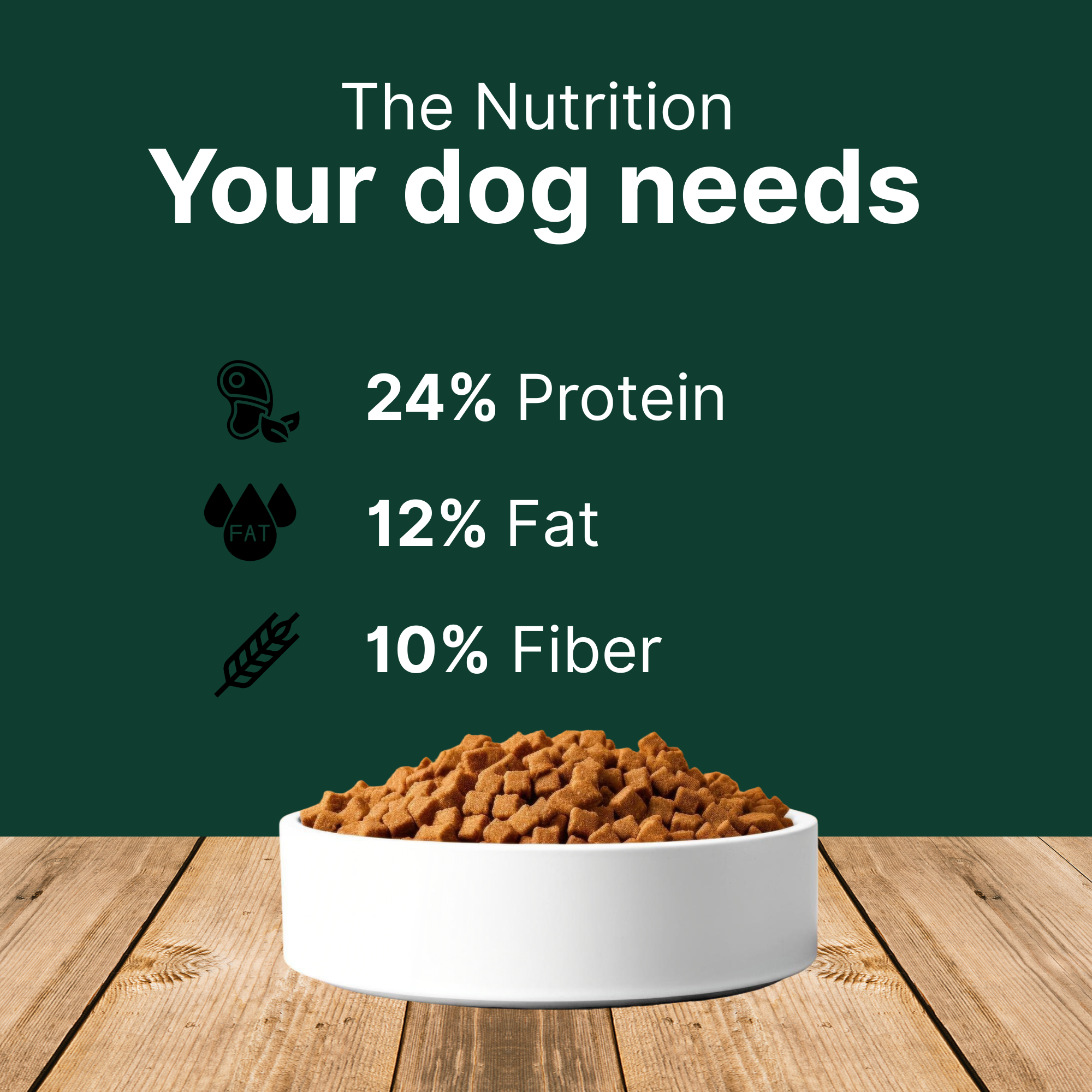 Veg Adult Dog Food – High Protein, Plant-Based, Meat-Free Dry Dog Food Kibble for All Breeds Complete Nutrition 4KG