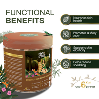 Coconut Skin & Coat Glow Bites | Omega & Skin Nourishment | Freeze-Dried Functional Treat for India