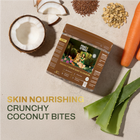 Coconut Skin & Coat Glow Bites | Omega & Skin Nourishment | Freeze-Dried Functional Treat for India