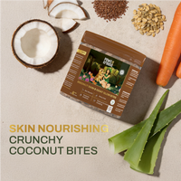 Coconut Skin & Coat Glow Bites | Omega & Skin Nourishment | Freeze-Dried Functional Treat for India