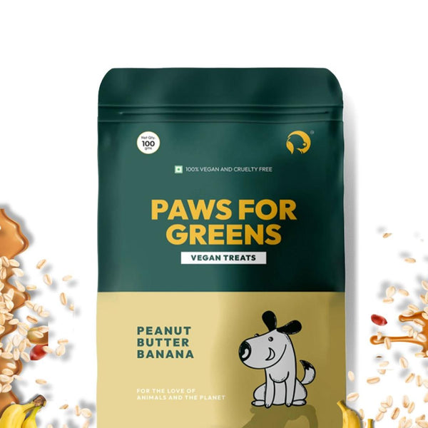 Vegan treats with peanuts, oats, banana supporting digestion and energy; gluten-free, preservative-free; ideal for training and rewards.