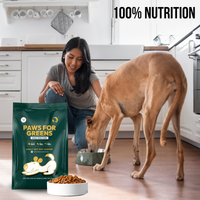 Complete vegan dog food with plant protein, Omega 3 & 6, and B12 supporting digestion, skin, immunity; grain-free, hypoallergenic