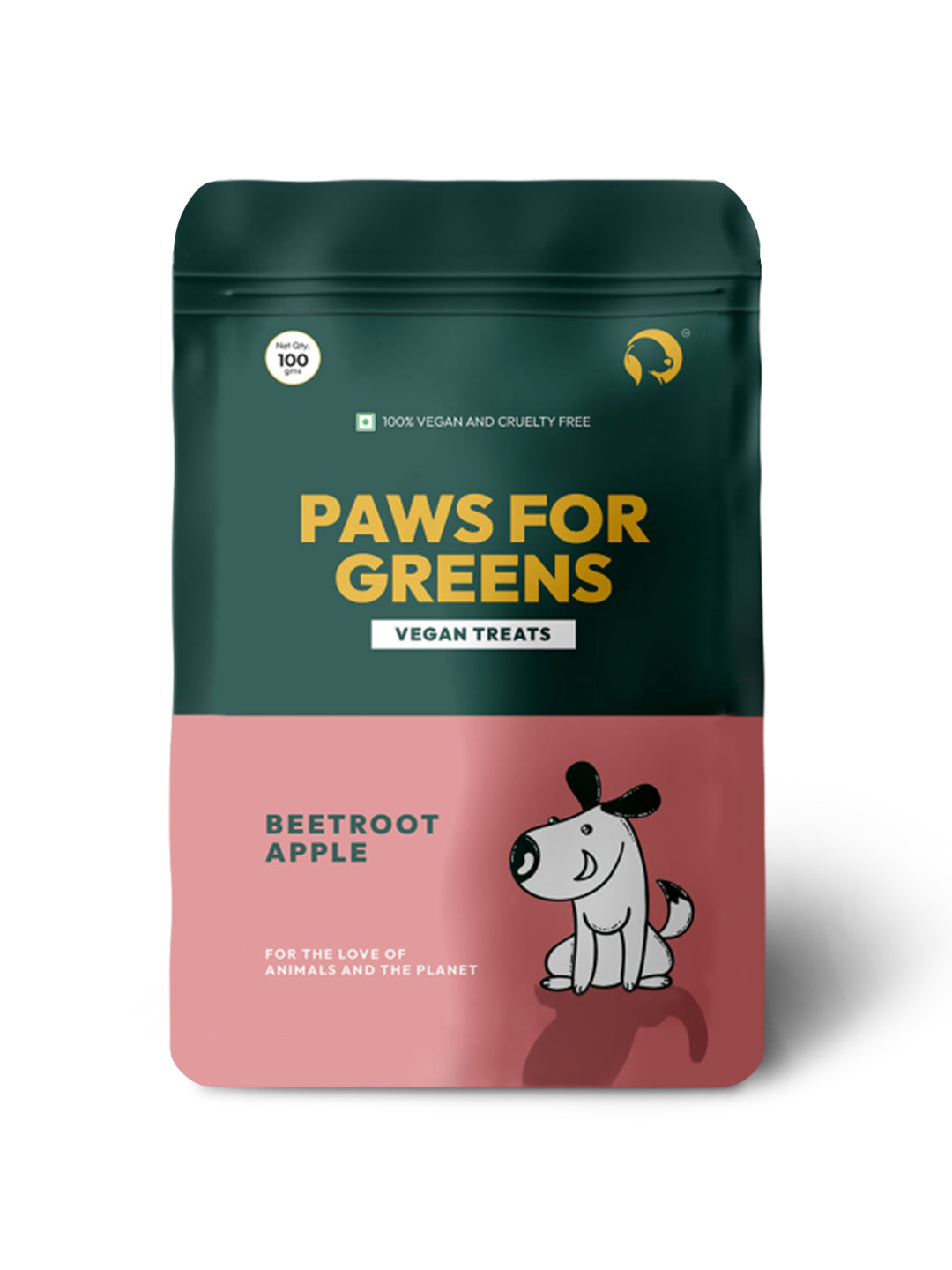 Paws For Greens- Vegan Treats Beetroot Apple