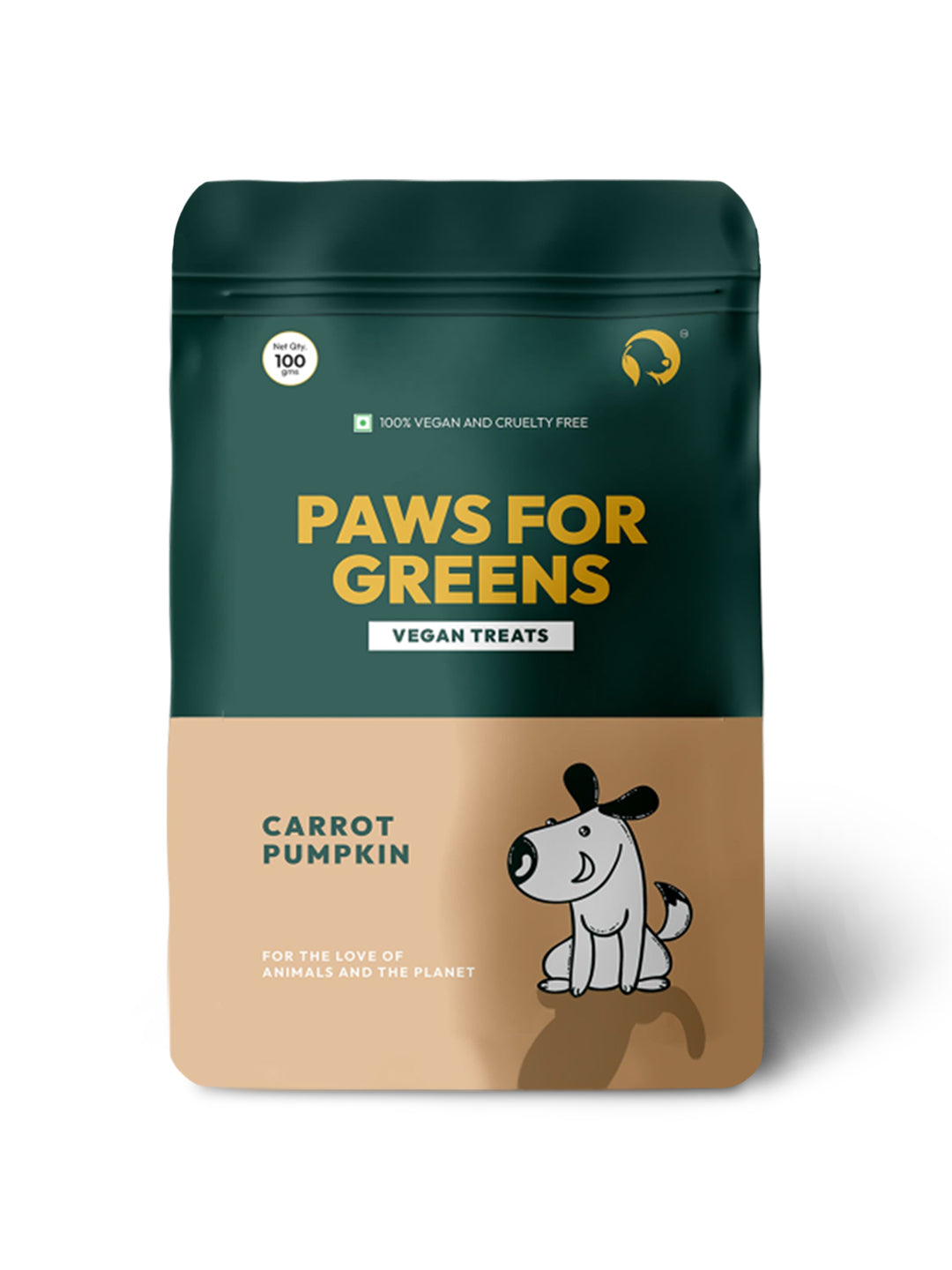 Paws For Greens- Vegan Treats Carrot Pumpkin