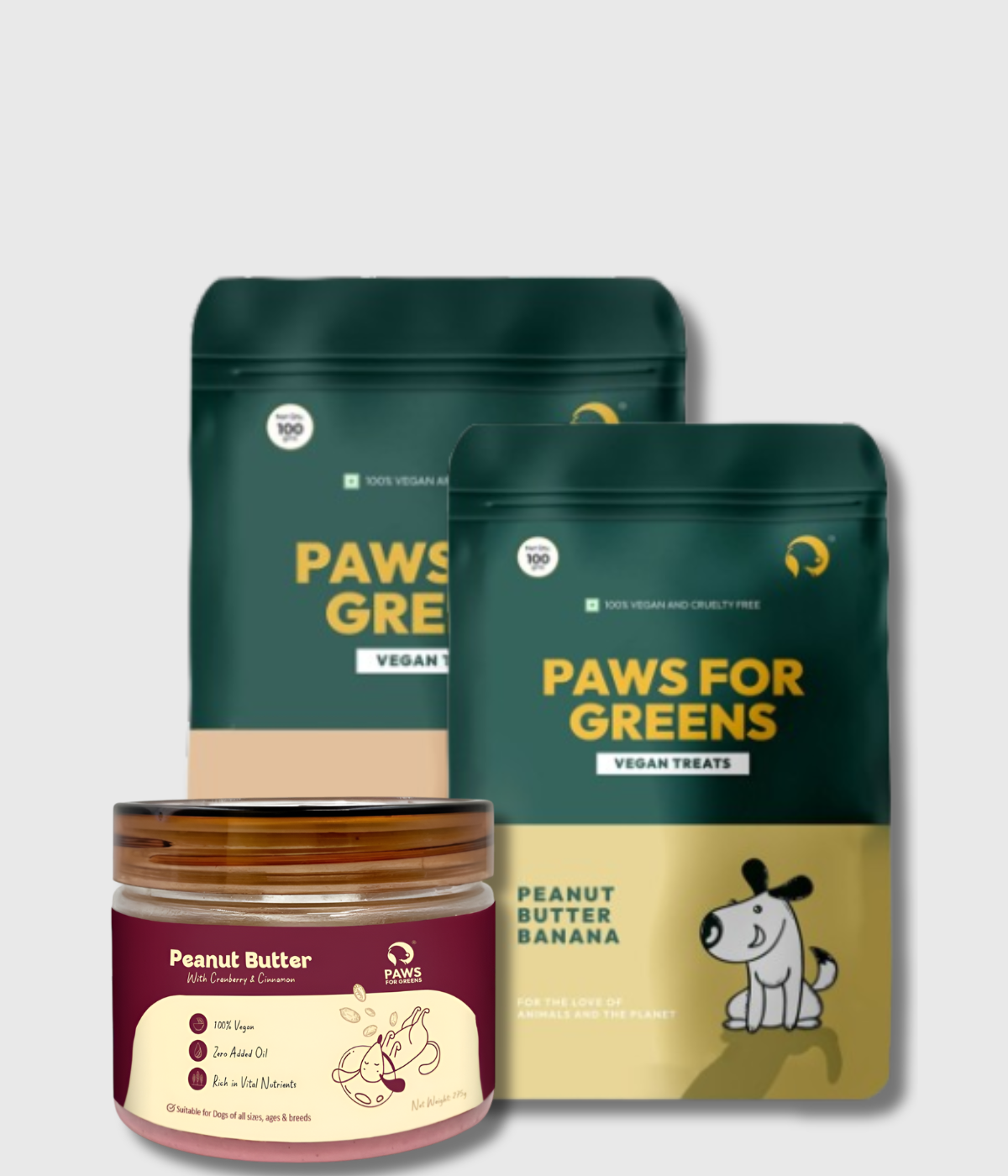 Diwali Special Dog Treat Combo Vegan Peanut Butter & Natural Dog Snacks