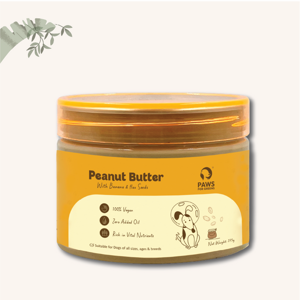 Peanut Butter with Banana and Flax seeds