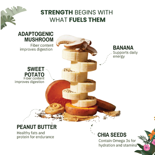 Banana & Mushroom Boost Bites - alternate view
