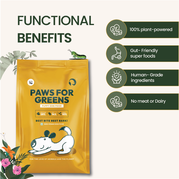 PUPPY DOG FOOD (1kg bag) - alternate view