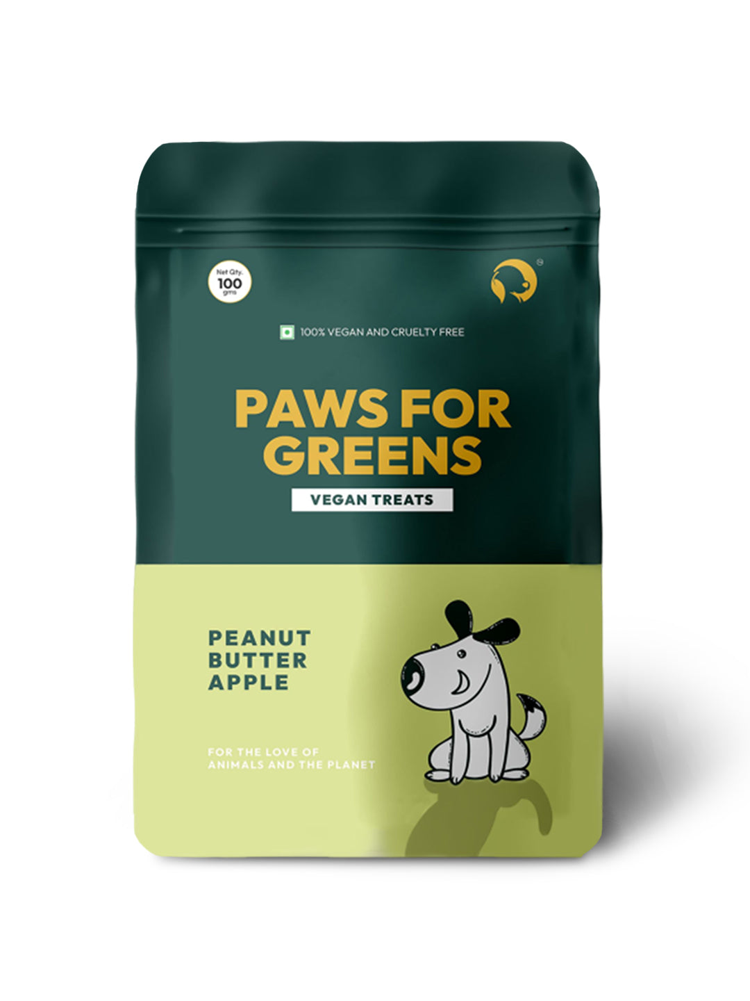 Paws For Greens- Vegan Treats Peanut Butter Apple