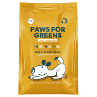 Vet-formulated vegan puppy food with plant protein, B12, essential nutrients supporting digestion, immunity, growth; hypoallergenic, preservative-free.
