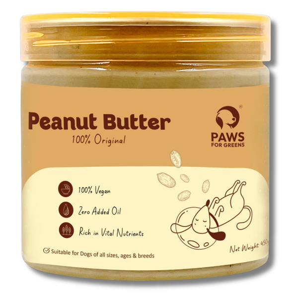 Creamy 100% peanut butter rich in natural protein and healthy fats; supports energy and vitality; ideal for enrichment and treats